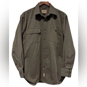 Vintage Wear Guard Men’s Medium Brown button down work shirt